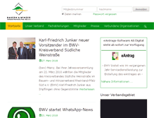 Tablet Screenshot of bwv-rlp.de